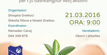 Flyer i pastrimit të ambientit